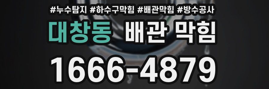 대창동 배관 막힘