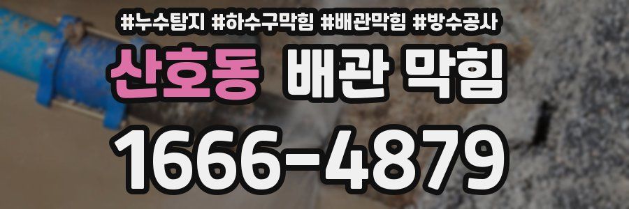산호동 배관 막힘