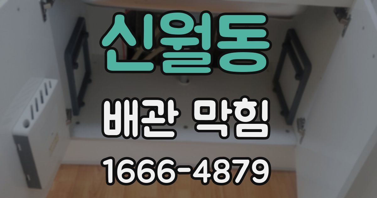 신월동 배관 막힘