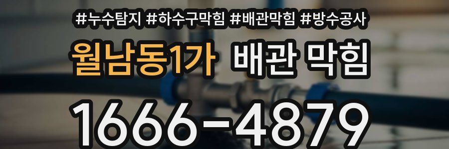 월남동1가 배관 막힘
