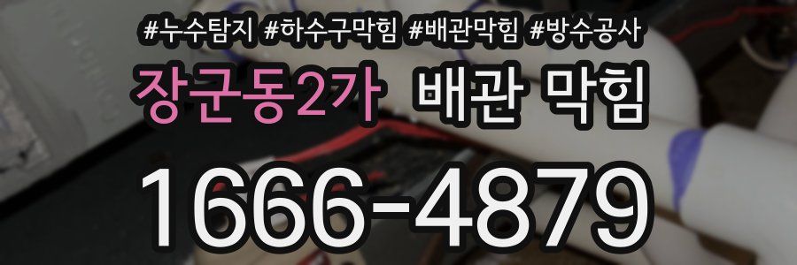 장군동2가 배관 막힘