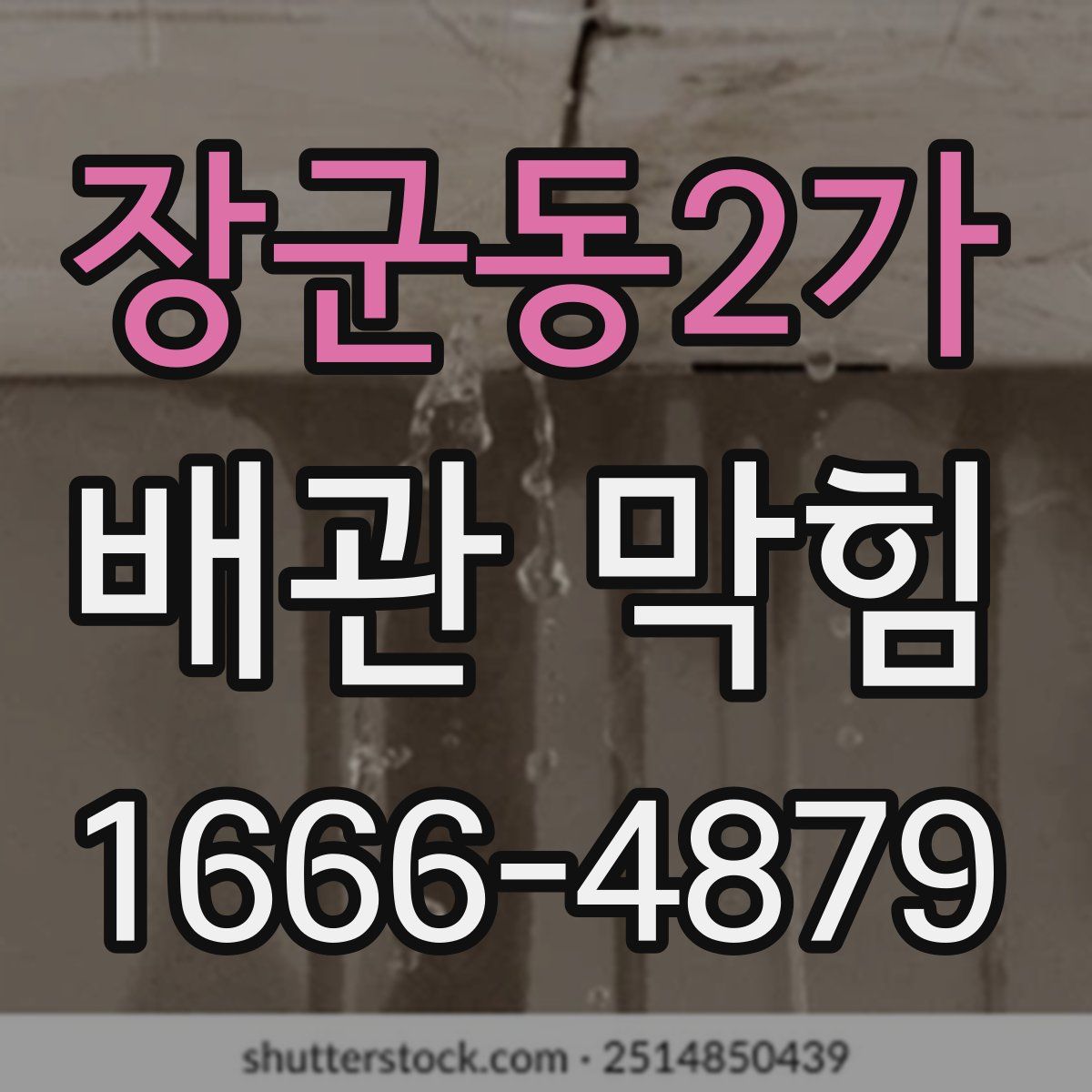 장군동2가 배관 막힘