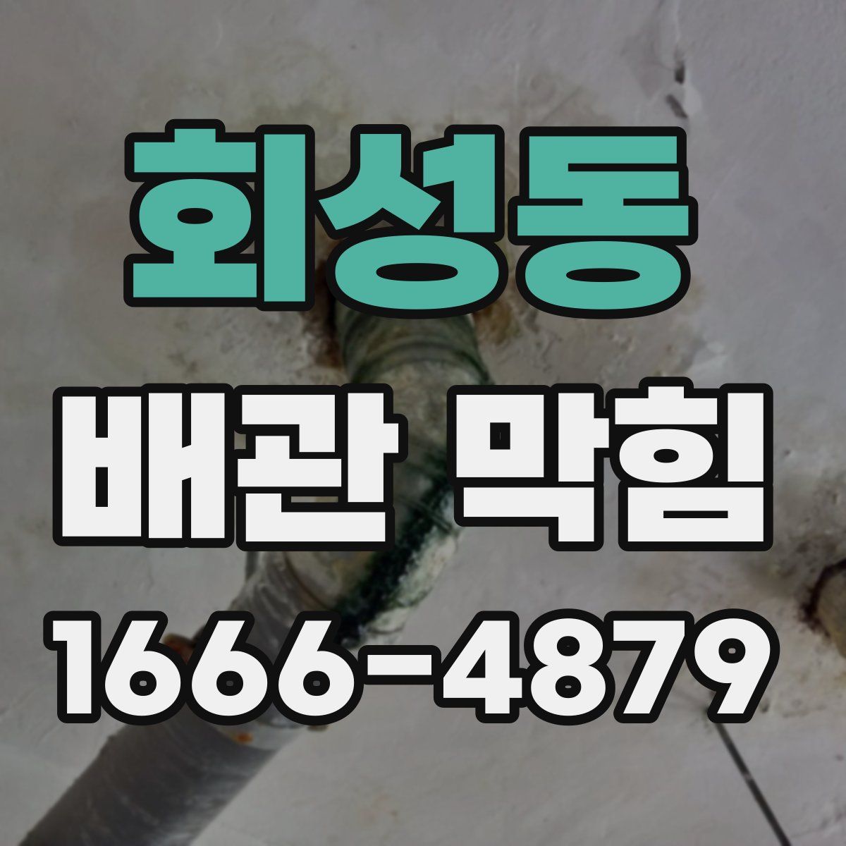 회성동 배관 막힘
