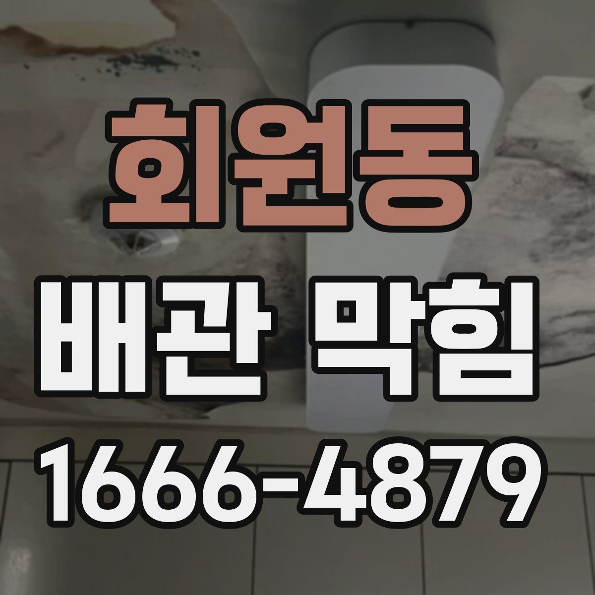 회원동 배관 막힘
