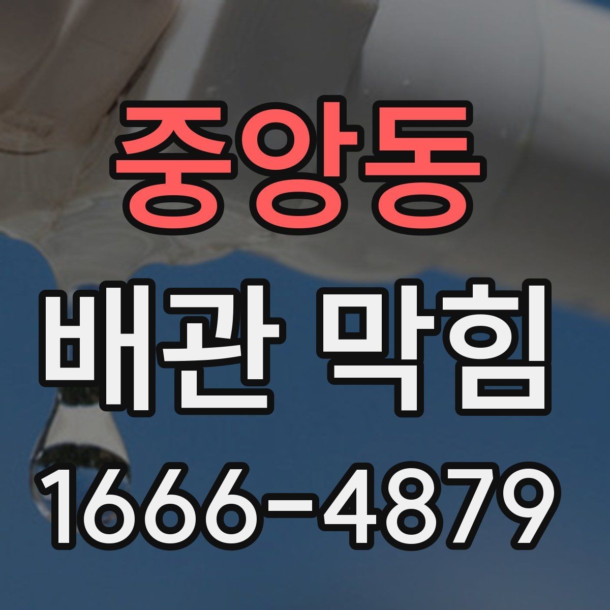 중앙동 배관 막힘 막히기 쉬운 사용 습관