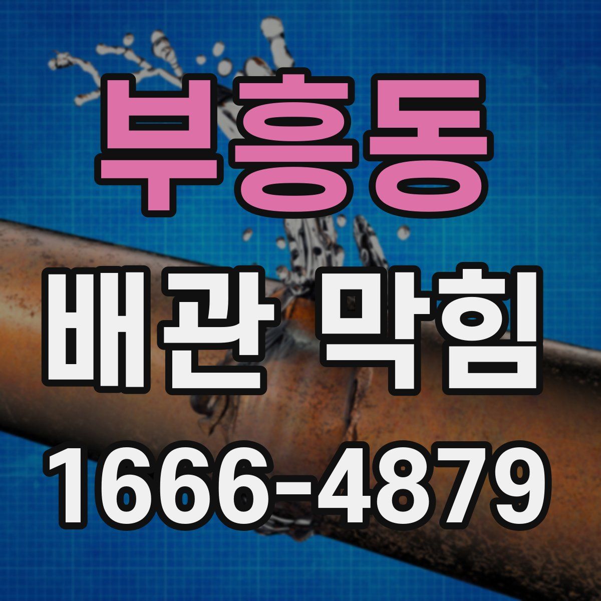 부흥동 배관 막힘
