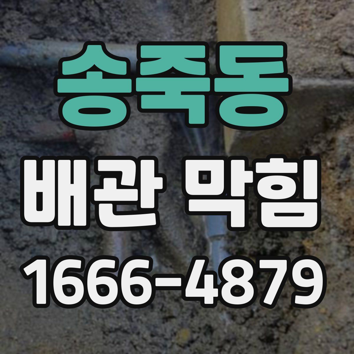 송죽동 배관 막힘