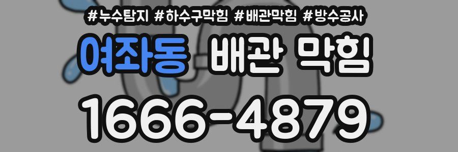 여좌동 배관 막힘