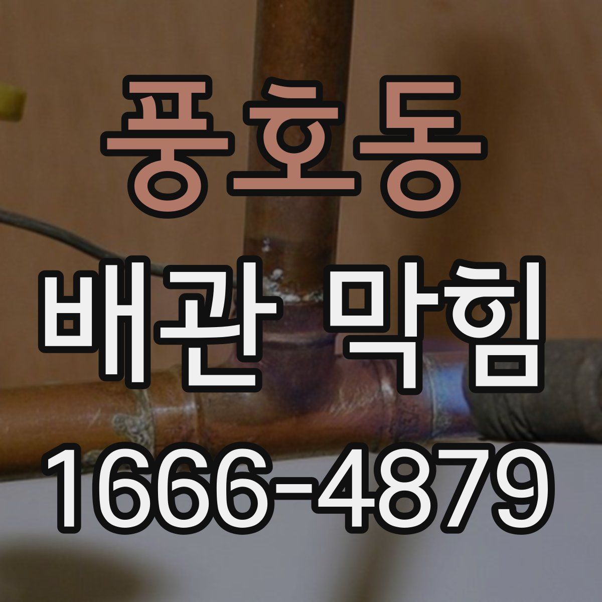 풍호동 배관 막힘