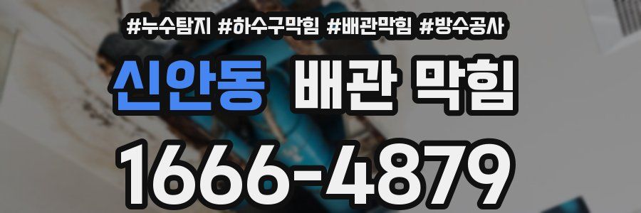 신안동 배관 막힘