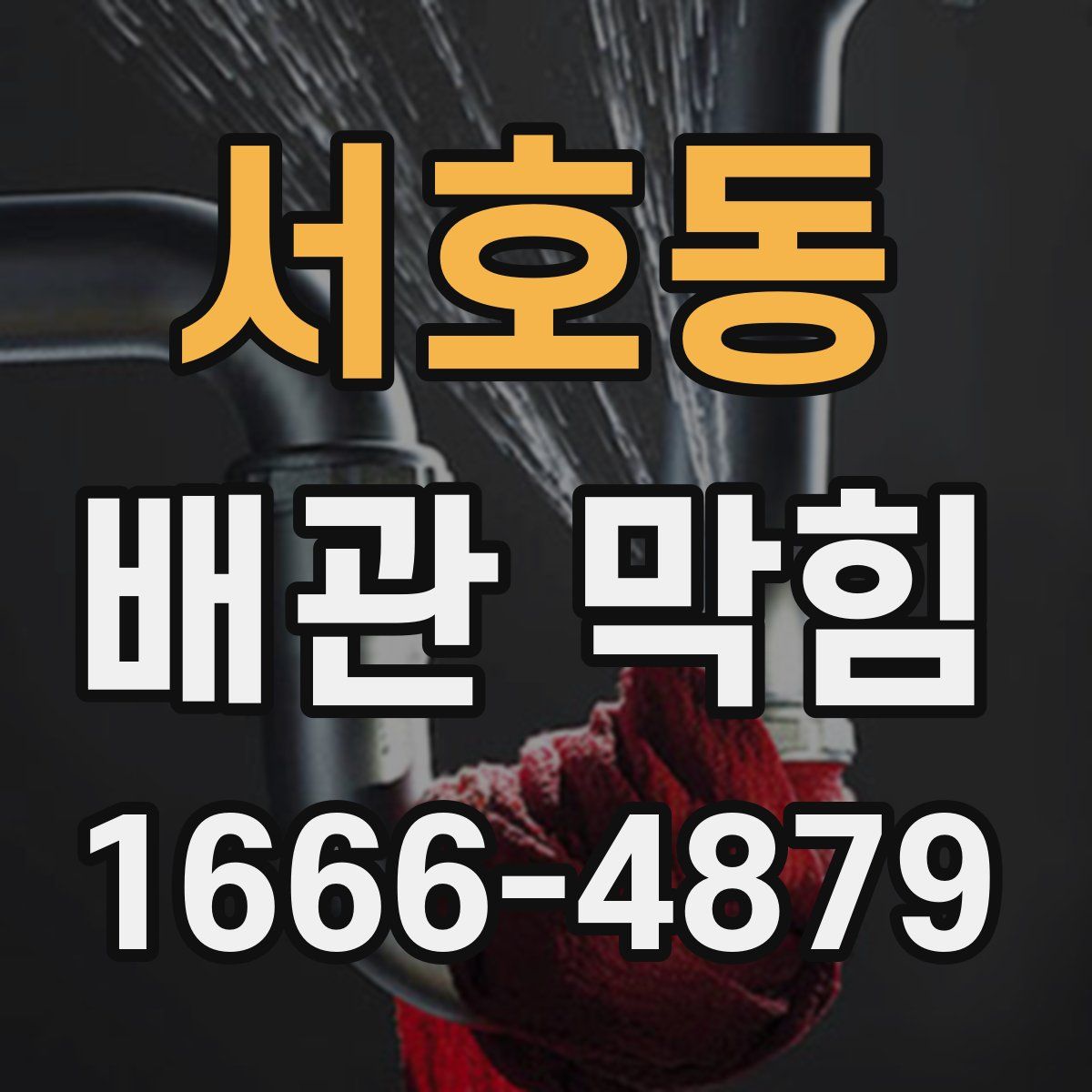 서호동 배관 막힘