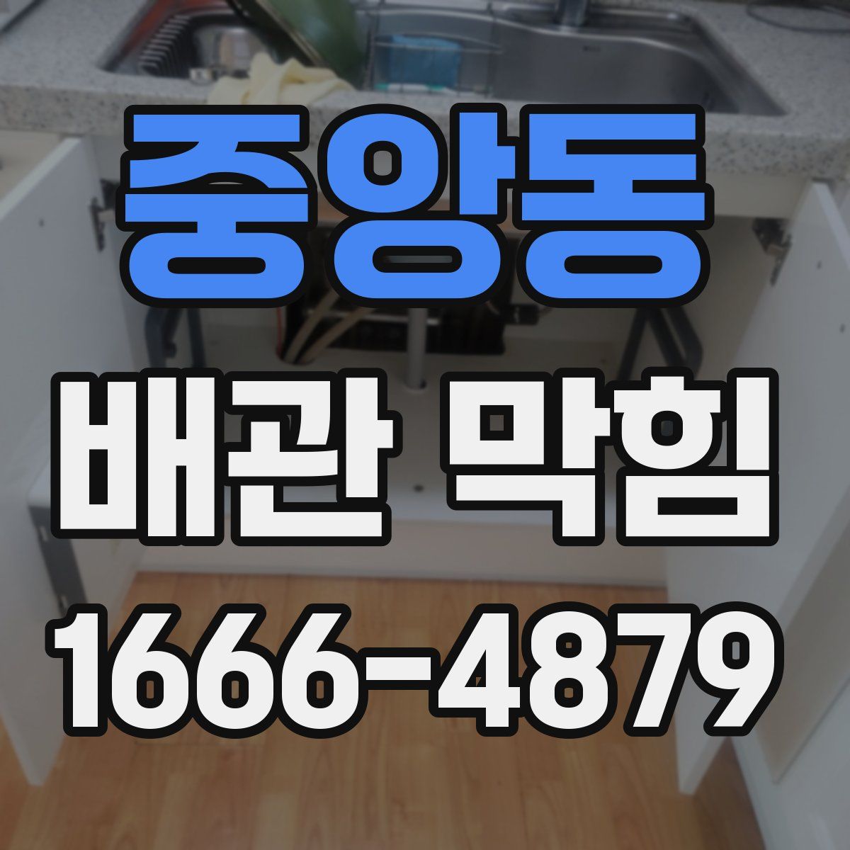 중앙동 배관 막힘