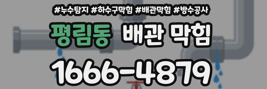 평림동 배관 막힘