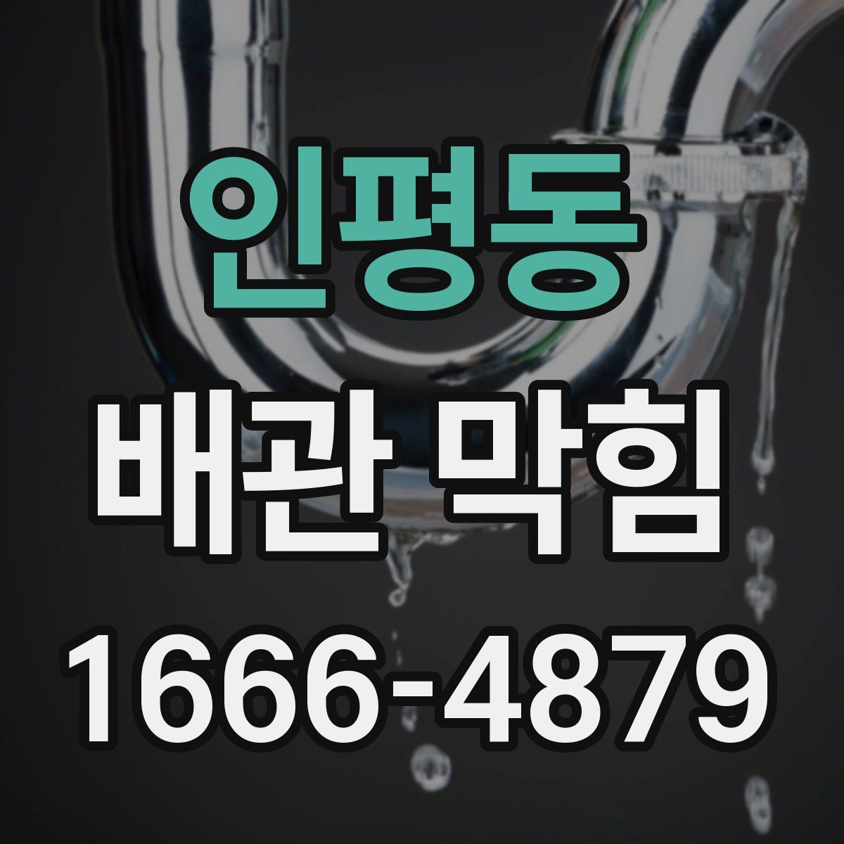 인평동 배관 막힘