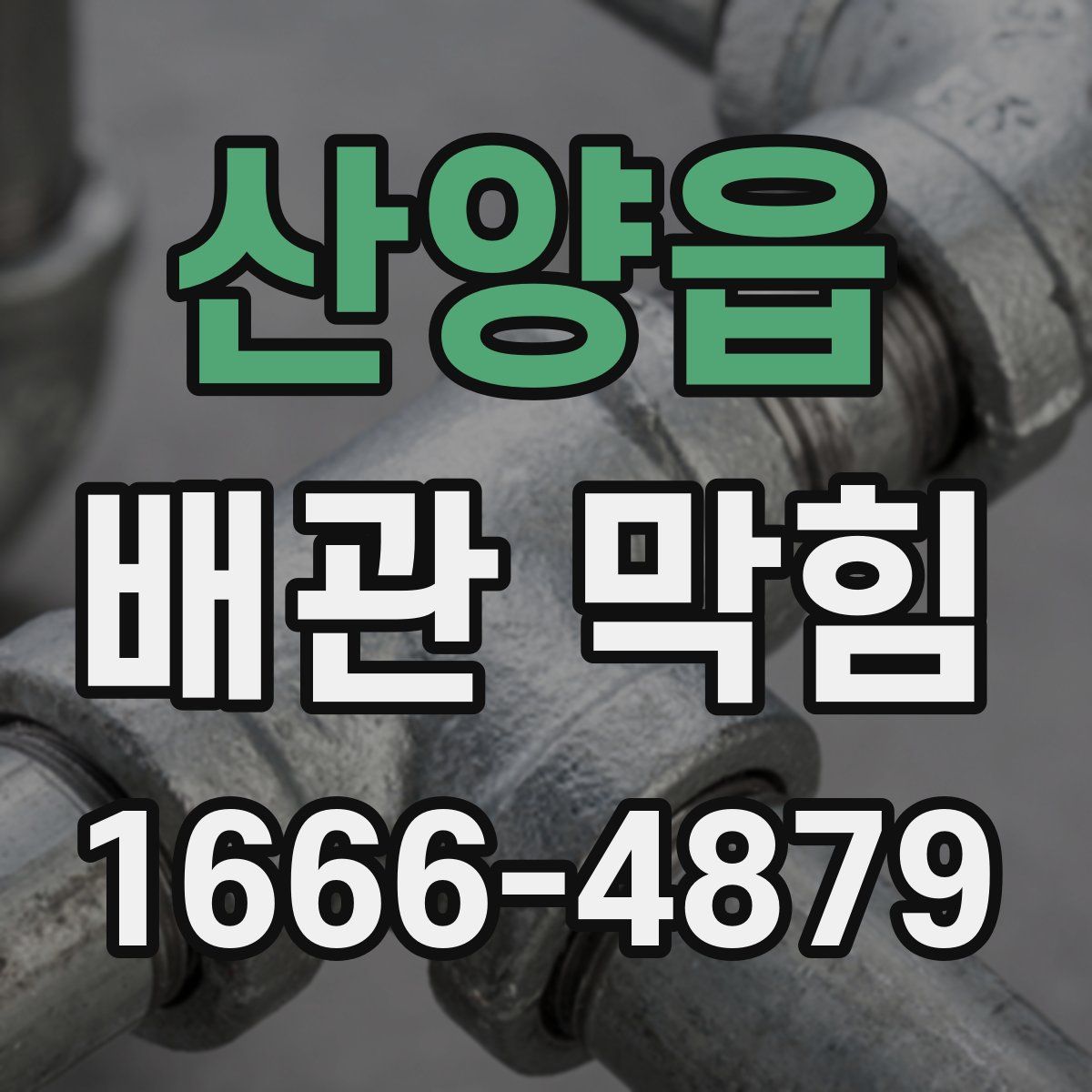 산양읍 배관 막힘