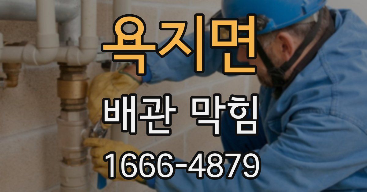 욕지면 배관 막힘