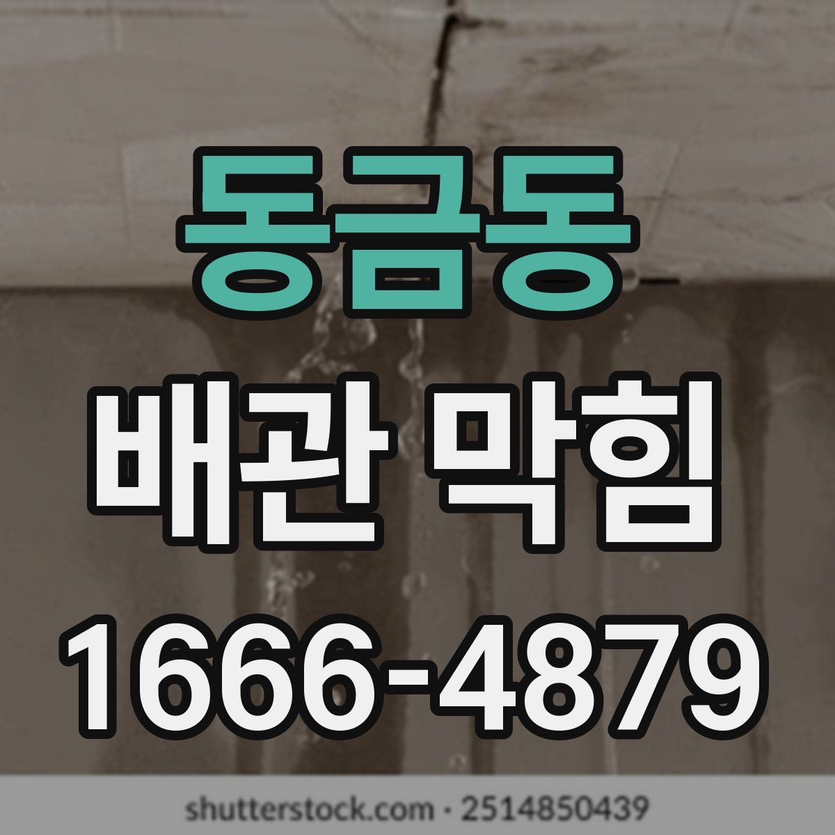 동금동 배관 막힘