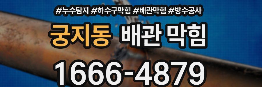 궁지동 배관 막힘