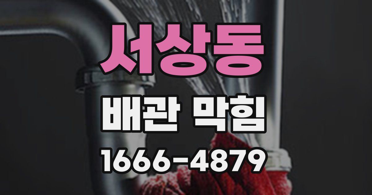 서상동 배관 막힘