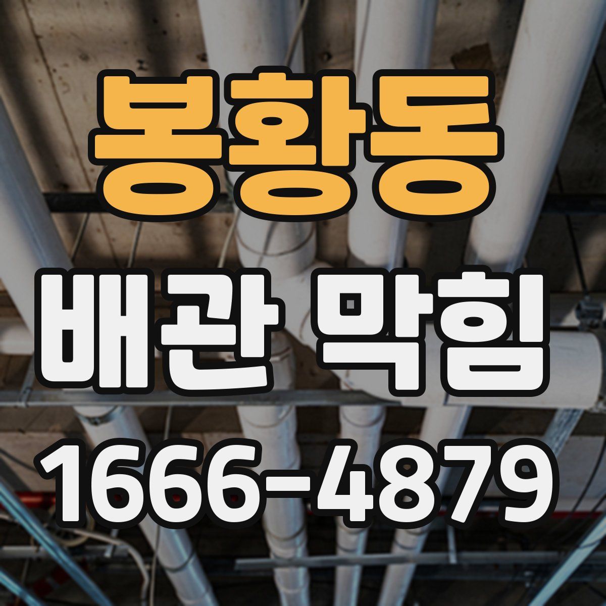 봉황동 배관 막힘