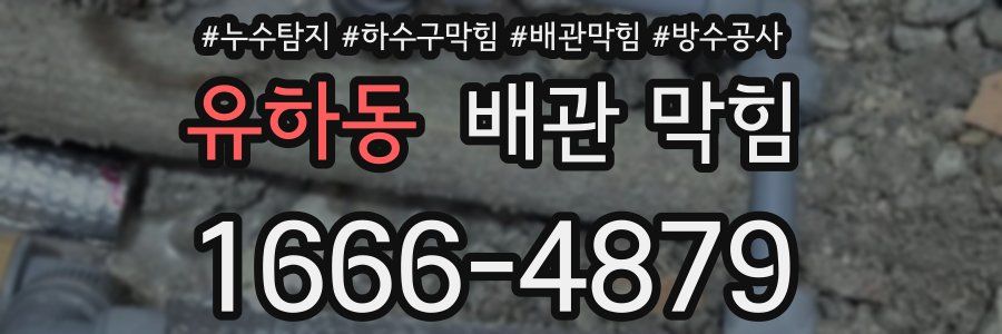 유하동 배관 막힘