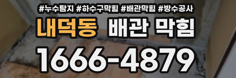 내덕동 배관 막힘