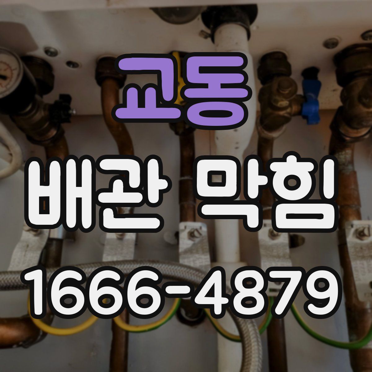 교동 배관 막힘