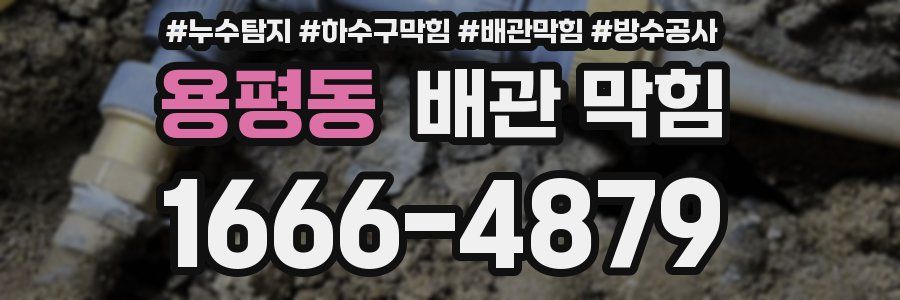 용평동 배관 막힘