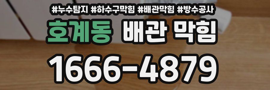 호계동 배관 막힘