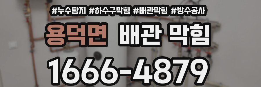 용덕면 배관 막힘