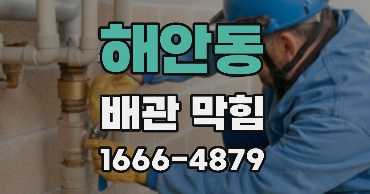 해안동 배관 막힘