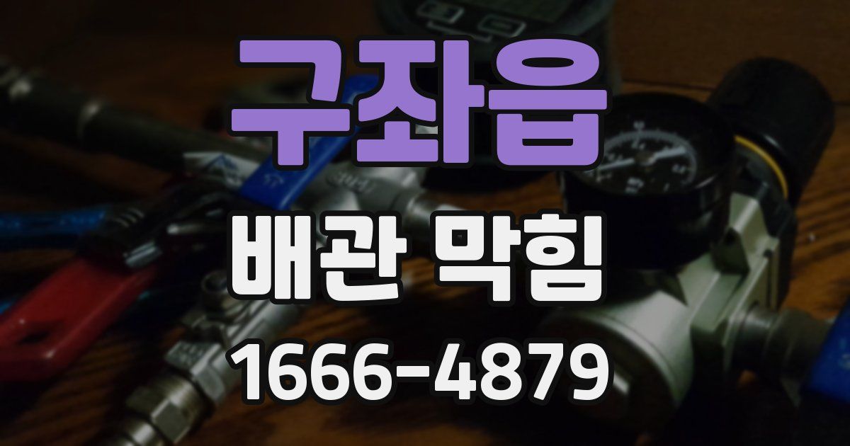 구좌읍 배관 막힘