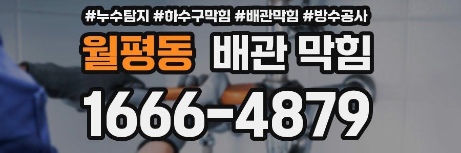 월평동 배관 막힘