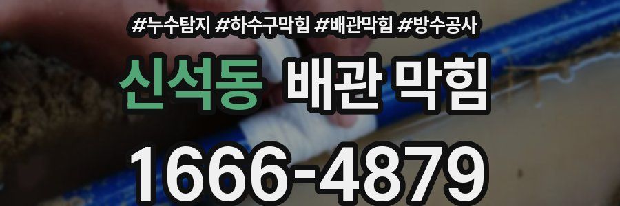 신석동 배관 막힘