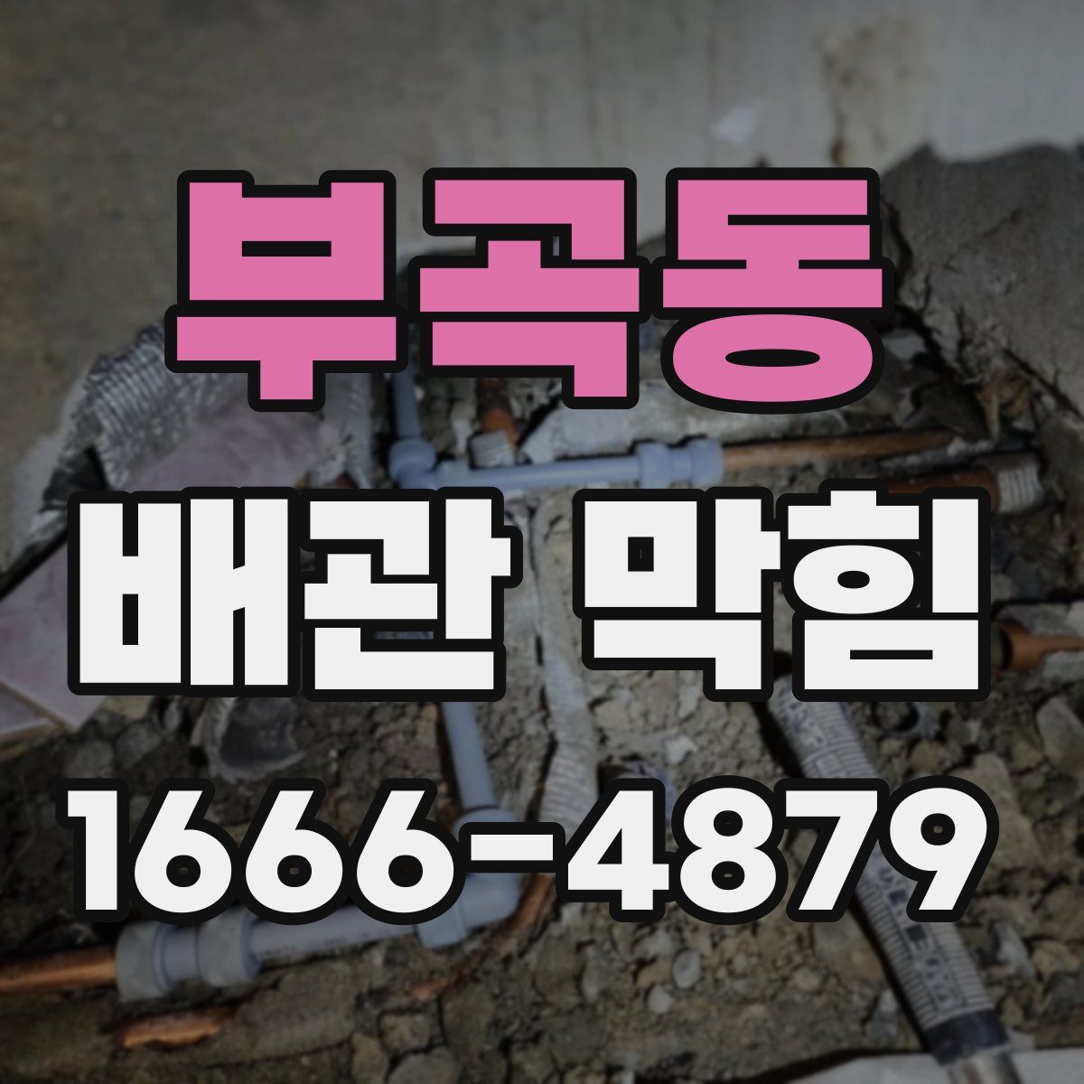 부곡동 배관 막힘