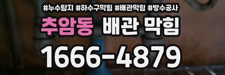추암동 배관 막힘