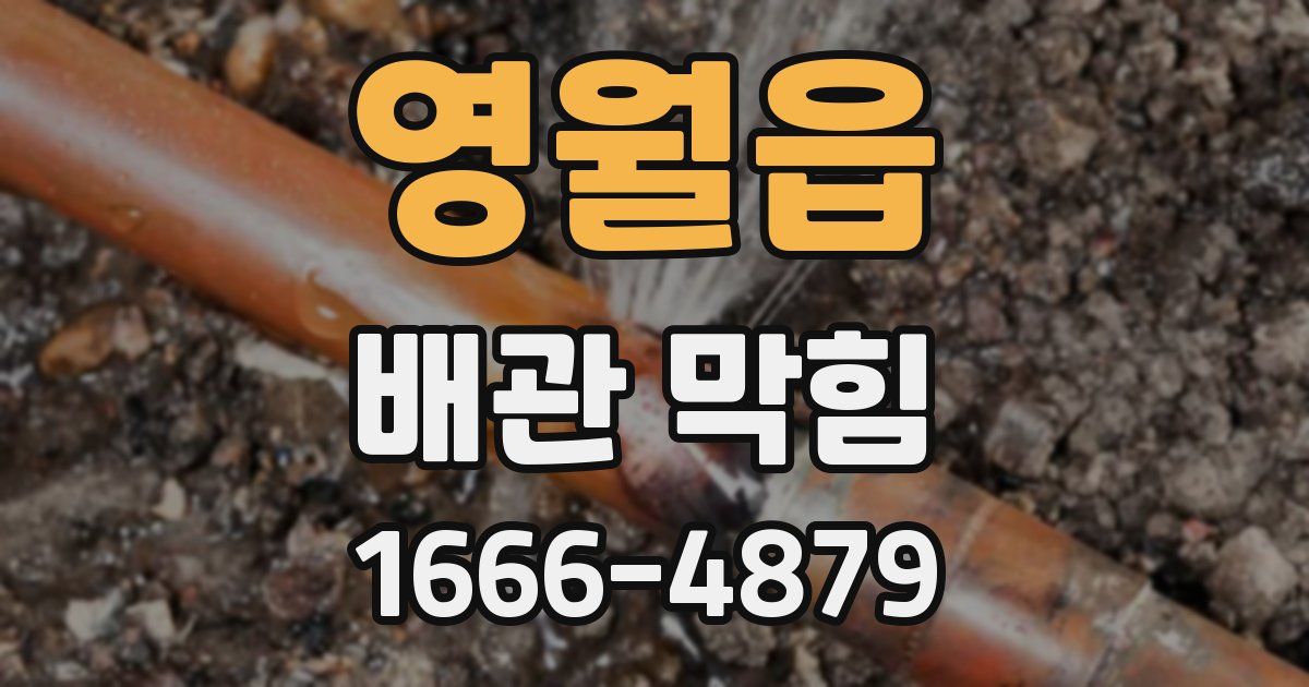 영월읍 배관 막힘