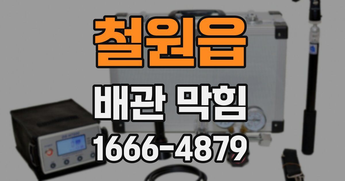 철원읍 배관 막힘
