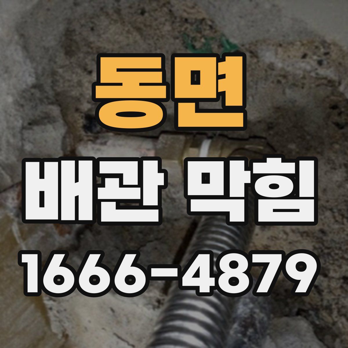 동면 배관 막힘