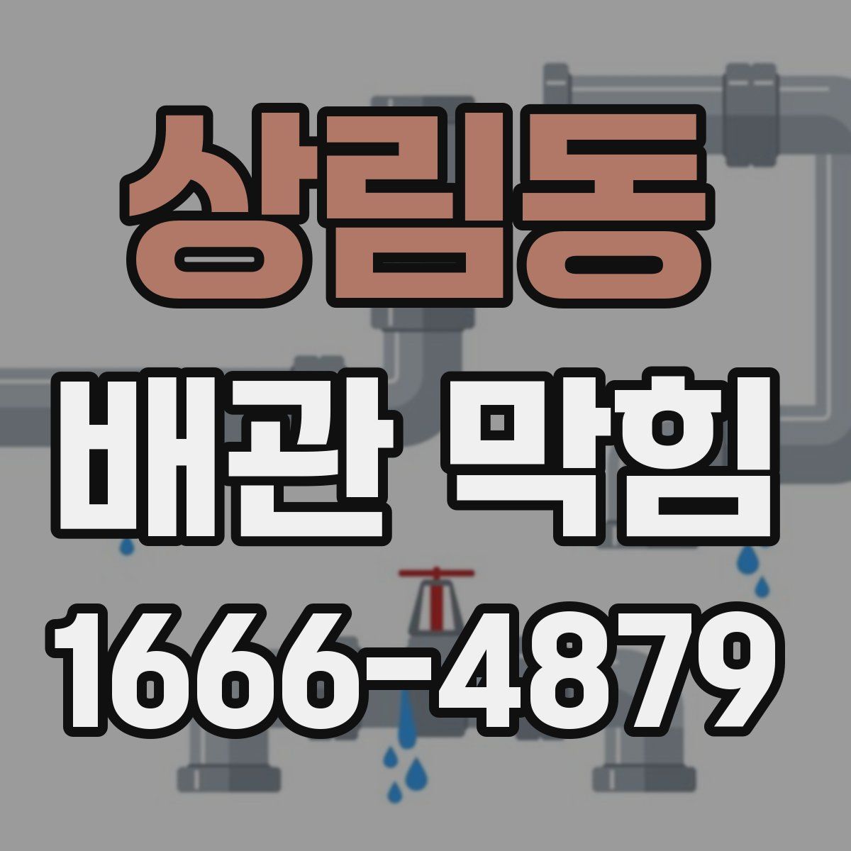상림동 배관 막힘