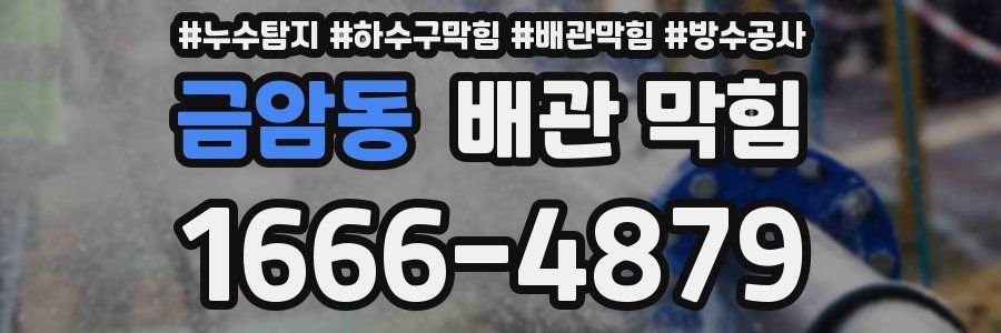 금암동 배관 막힘