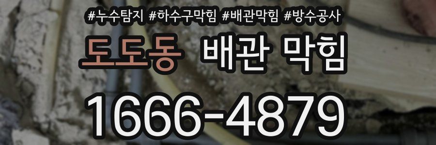 도도동 배관 막힘