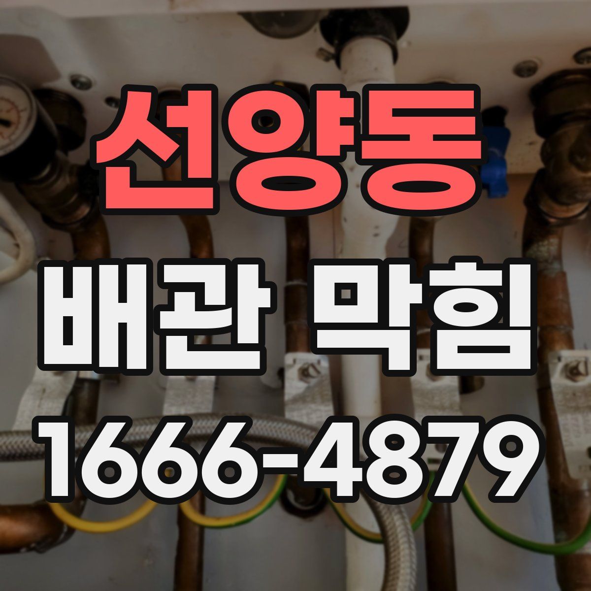 선양동 배관 막힘