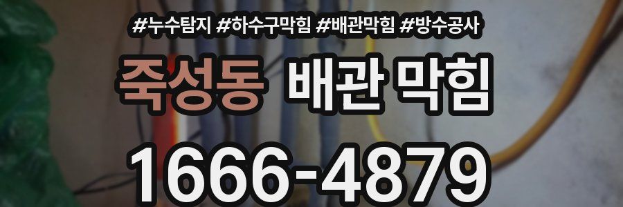 죽성동 배관 막힘