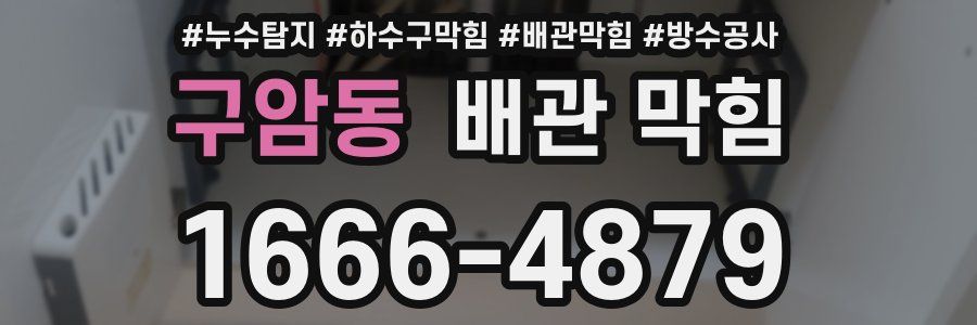 구암동 배관 막힘