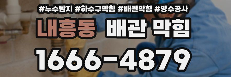 내흥동 배관 막힘