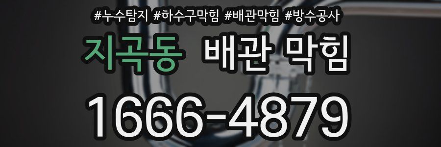 지곡동 배관 막힘