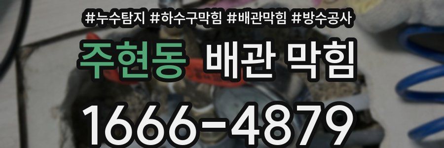 주현동 배관 막힘