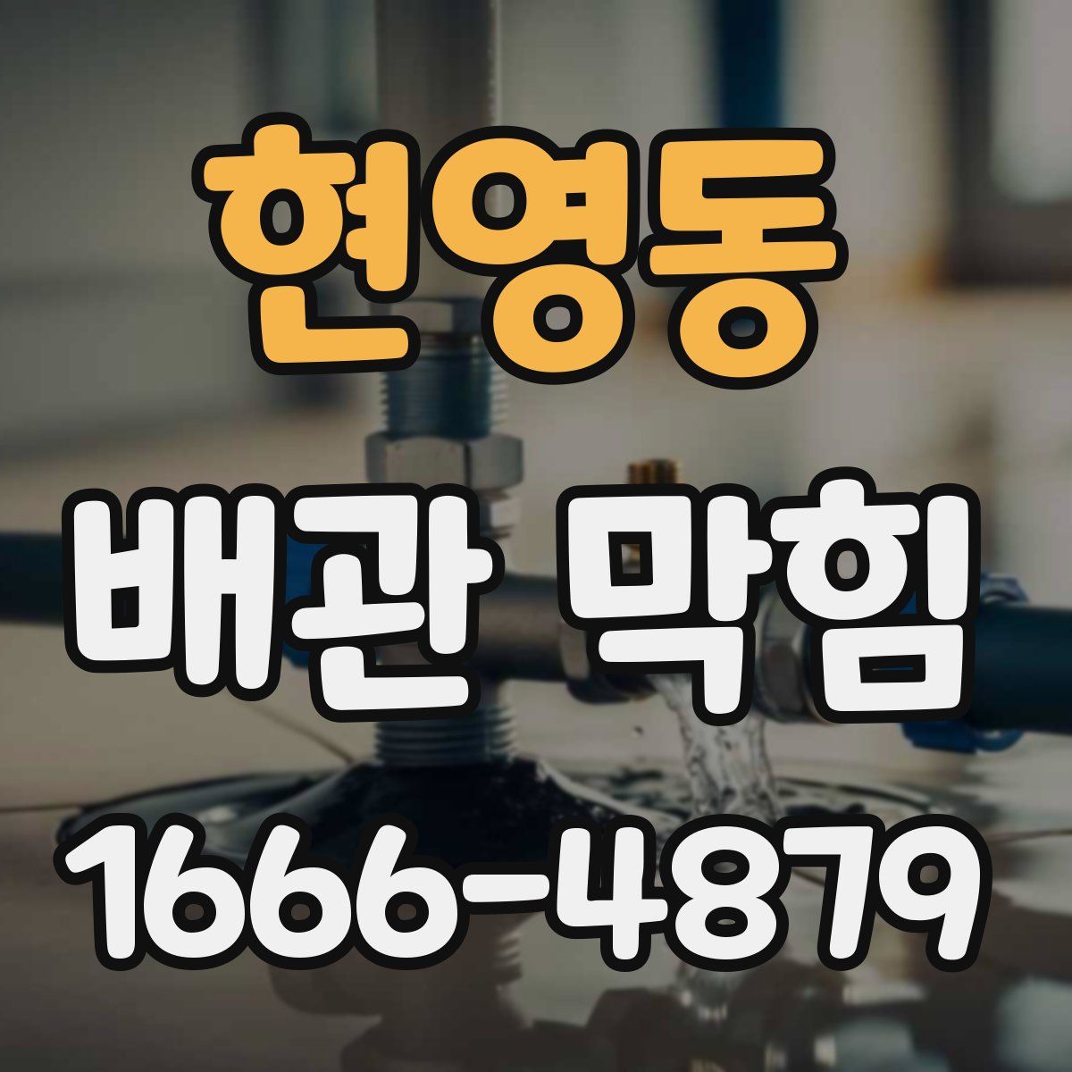 현영동 배관 막힘