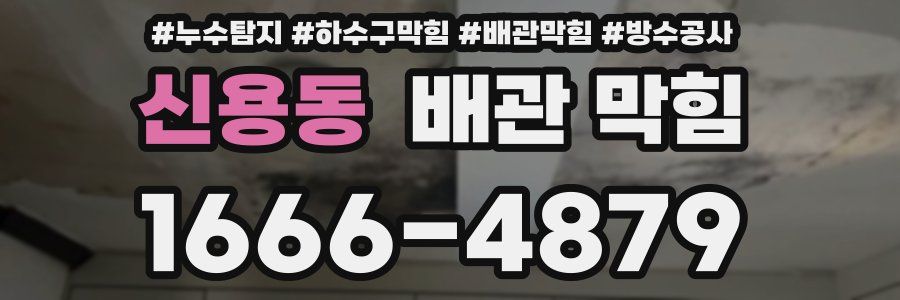 신용동 배관 막힘